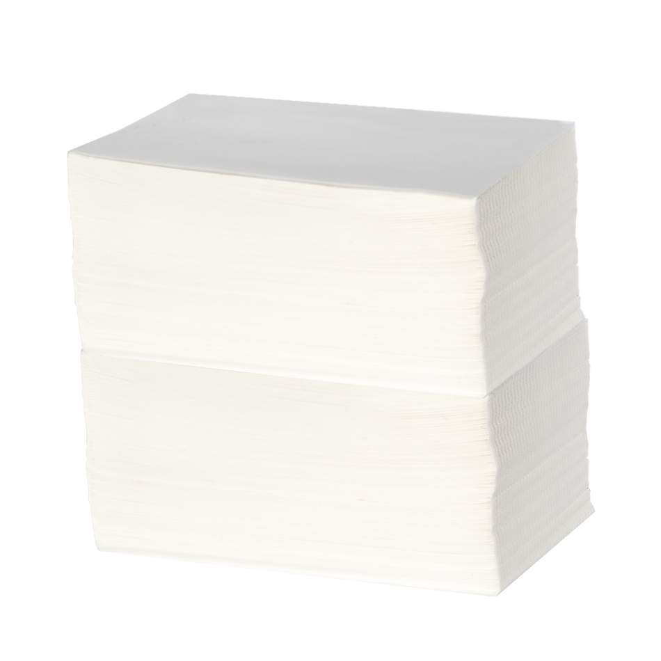 10.16cm x 15.24cm直接热敏白色穿孔运输标签纸折1叠500张标签白色纸折标签//