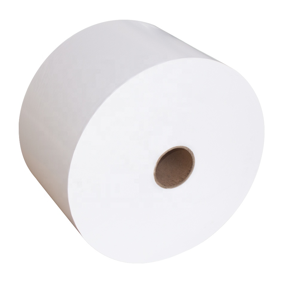 厂家直销75um热敏PP合成纸不干胶纸可移动胶标签原纸材料